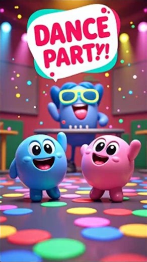 Blob School S2E10: Dance Party Blob Song | Preschool Dance & Fun Short