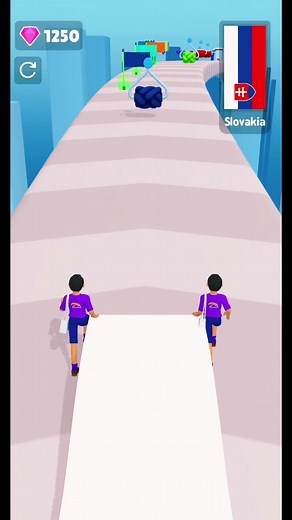 Animated Race Adventure in a Colorful Cityscape