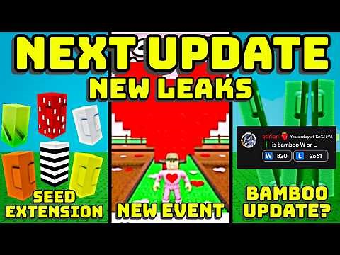 😱 SEED EXTENSION, BAMBOO + VALENTINES UPDATE?! - NEW LEAKS IN GROW A GARDEN