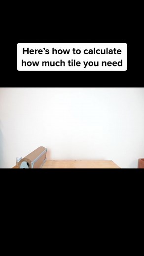 How to measure your backsplash for tile. #diy #tile