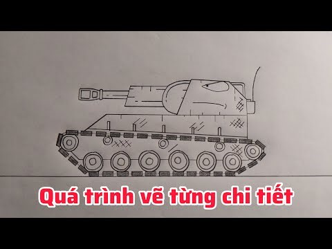 Cách vẽ xe tăng pháo tự hành SU-76M trong Gerand