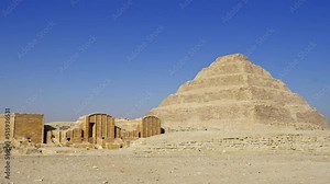 Step Pyramid of Djoser, Saqqara, ancient Egypt