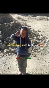 A Small kid Saluting to ITBP Troops 🫡💖 #army #itbp #motivation #shots #reels #yt #ytshort
