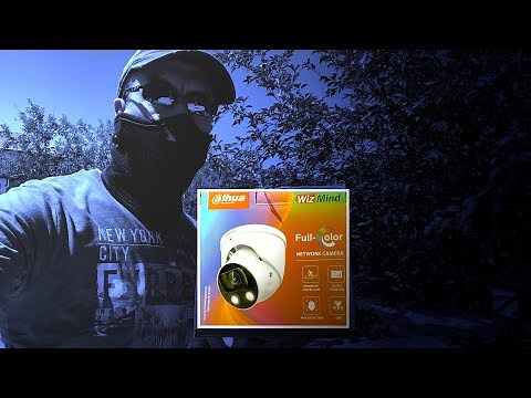 Dahua 4K Full Color Security Camera Review - DH IPC HDW5849H ASE LED / IPC Color4K T - Night Test