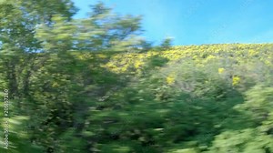 Window View from Train, 4k video 3840X2160, No edit, No Color Correction