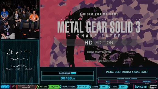 【转载】AGDQ 2020：合金装备3（1小时14分00秒）-by RaichuMGS-