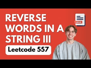 LeetCode 557 - Reverse Words in a String 3 | Java Solution [EASY]