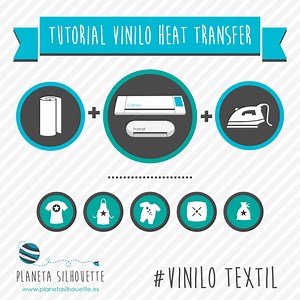 Tutorial sobre vinilo textil o vinilo heat transfer.