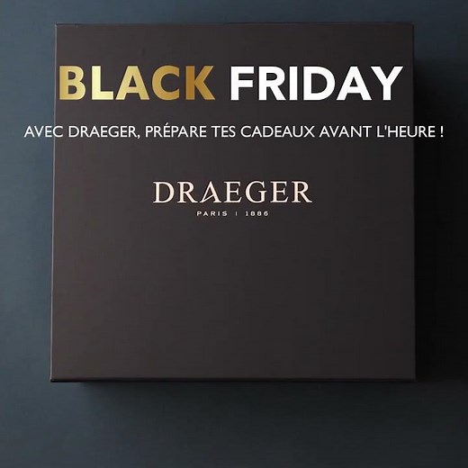 Black Friday Draeger : des cadeaux stylés, des prix réduits ! Jusqu’à -50% ! 💫