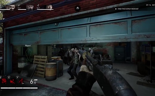 中文字幕-Overkill行尸走肉8分钟实机演示-E3 2018 DEMO@熊猫游戏字幕组