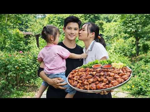 Cooking Grilled Meat with a Kind Young Man – Taking Care of My Daughter and the Farm