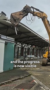 85K views · 389 reactions | Out with the old, in with the new! Demolition is underway as the old bus station comes down to make way for a modern transport hub. A big step forward in our mission to rebuild our town. Stay tuned for more updates! | Harlow Council | Facebook