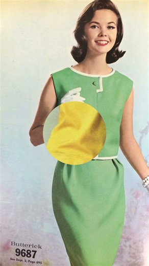 🎀VINTAGE VIBE DRESS ✨ 50s–60s Magic in 15 Seconds✨✨ #fashion