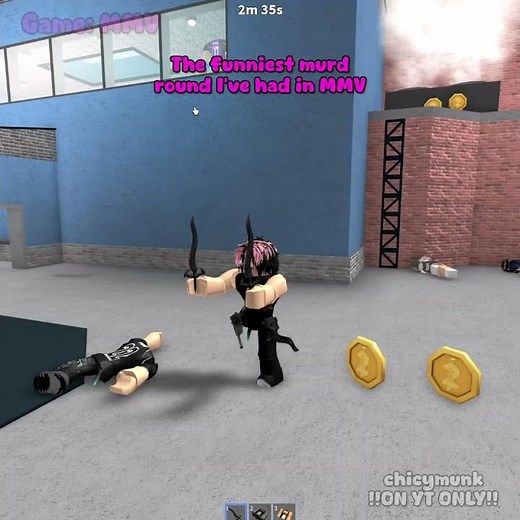 NEW MIC, SORRY FOR THE AUDIO 🥀|| Game: MMV || Tags: #chicy #mmv #mm2 #murdermystery2 #funny #roblox
