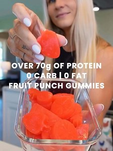 This doesn’t look like protein. And that’s kind of the point. Clear protein, a few simple ingredients, and about two hours in the fridge turn into something that looks and eats like fruit snacks. No blender. No baking. No weird texture. Just a batch of gummies that quietly packs a lot of protein. Watch how these come together. It’s way simpler than most people expect. Recipe • 16 oz water • 4–5 tbsp gelatin • 2 scoops Phormula-1 Clear Tropical Punch • 5g zero sugar raspberry jello mix • 4 tbsp b