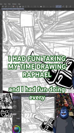 All the extra time was worth it when I saw the finished drawing come together.