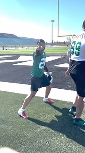 Safe to say TJ Morrison has been excited about camp? #CFLTC | Coors Light Canada | Saskatchewan Roughriders