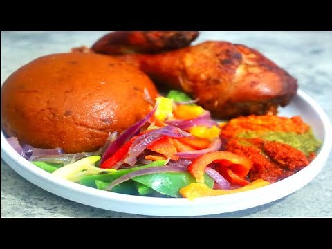 Djinkoumè (Amiwo) || Pâte de farine torrifiée dans sauce tomate || (Cuisine Togolaise)