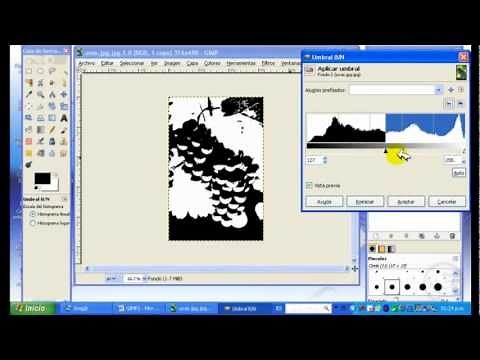 como hacer una etiqueta en gimp
