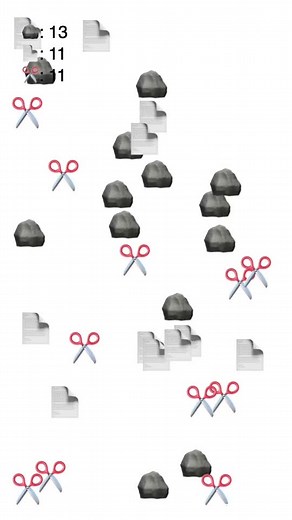 Rock Scissors Paper Battle #rockpaperscissors #asmrtiktoks #asmrsounds #asmrgame #asmrvideo