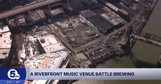 Bedrock plans 6,200-seat outdoor concert venue on Downtown Cleveland's riverfront