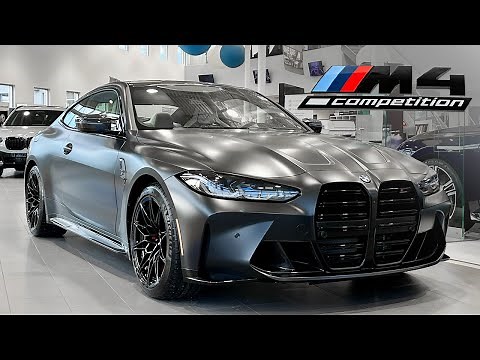 2022 BMW M4 Competition - Frozen Black Full Walkaround - 500+ Horsepower!