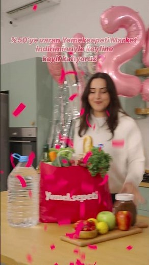 Yemeksepeti Market siparişini SEPET kuponuyla ver, indirimlerle 25. yılımızın keyfini çıkar!💖