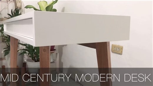 Mid Century Modern Desk / Console table build #woodworking #consoletable | Build with ACE