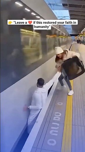 Heroic Rescue at the Train Platform | Seconds Before Disaster