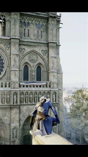 Assassins Creed Unity 4k 60fps, a look at Notre Dame #assassinscreed #60fps #4k #arno #ac