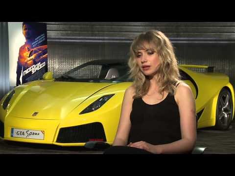 Need for Speed: Imogen Poots "Julia Maddon "Official Movie Interview | ScreenSlam
