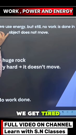 Full video available #work #energy #physics #Youtube #Science