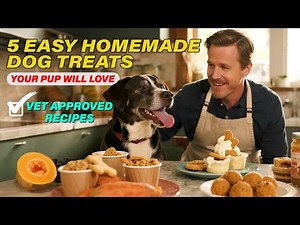 5 EASY HOMEMADE DOG TREATS ❤️🐶 15 Minutes or Less !