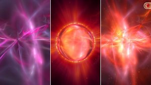Abstract Cosmic Energy Burst Seamless Loop Background