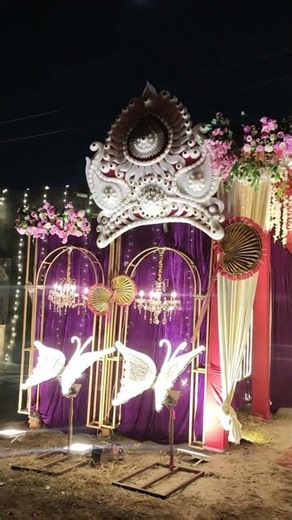 Wedding Pandal Decoration #reels #trending #youtubeshorts #shortvideo #shorts #wedding