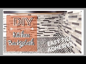 DIY Kitchen Backsplash | Using Easy Tile Adhesive Mats + Tips
