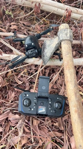 Drone Camera Vs Axe Challenge