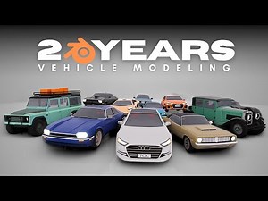 2 Years in 3 Minutes: My Low Poly Car modeling Journey in Blender
