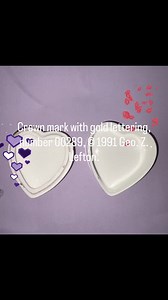 Vintage Lefton China Heart Trinket Box – 1991 Porcelain With Purple Violet Flowers & Gold Trim - Etsy