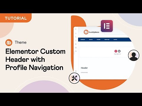ELEMENTOR: How to create custom headers with profile navigation?