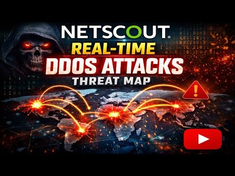 NETSCOUT DDOS ATTACK THREATMAP