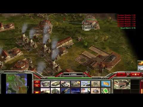 Command and Conquer Generals Zero Hour Extended Improved Chaos Nuke Vs GLA