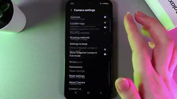 How to Reset Camera Settings on Samsung A25 5G