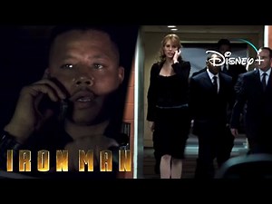 Iron-Man 1 | Pepper Calls Rhodey To Help Tony Scene | Disney+ [2008]