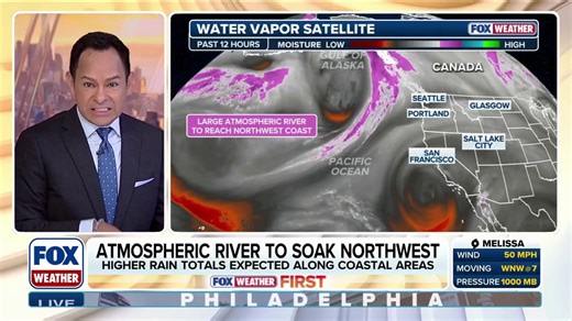 Atmospheric river to bring heavy rain, snow and 20-foot waves to Pacific Northwest