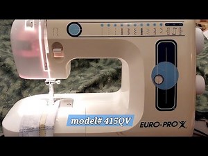 EURO-PRO X Model#415QV Sewing Machine @Jacqueline Jaroffaith #sewingmachine