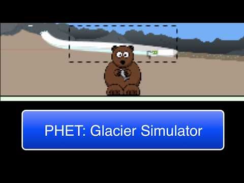 PHET Glacier Simulator