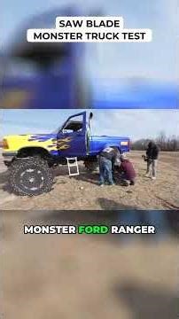 Saw Blade Monster Truck Test