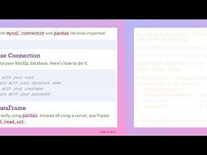 How to Use pd.read_sql with mysql.connector in Python