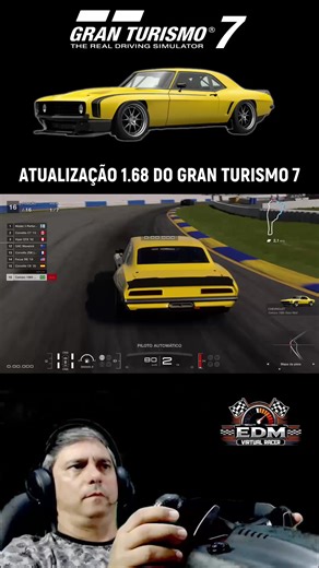 Nova atualização do GT7 traz um carro sensacional o Checrolet Camaro de 1969, top demais! #ps5 #ps4 #gameplay #games #gt7